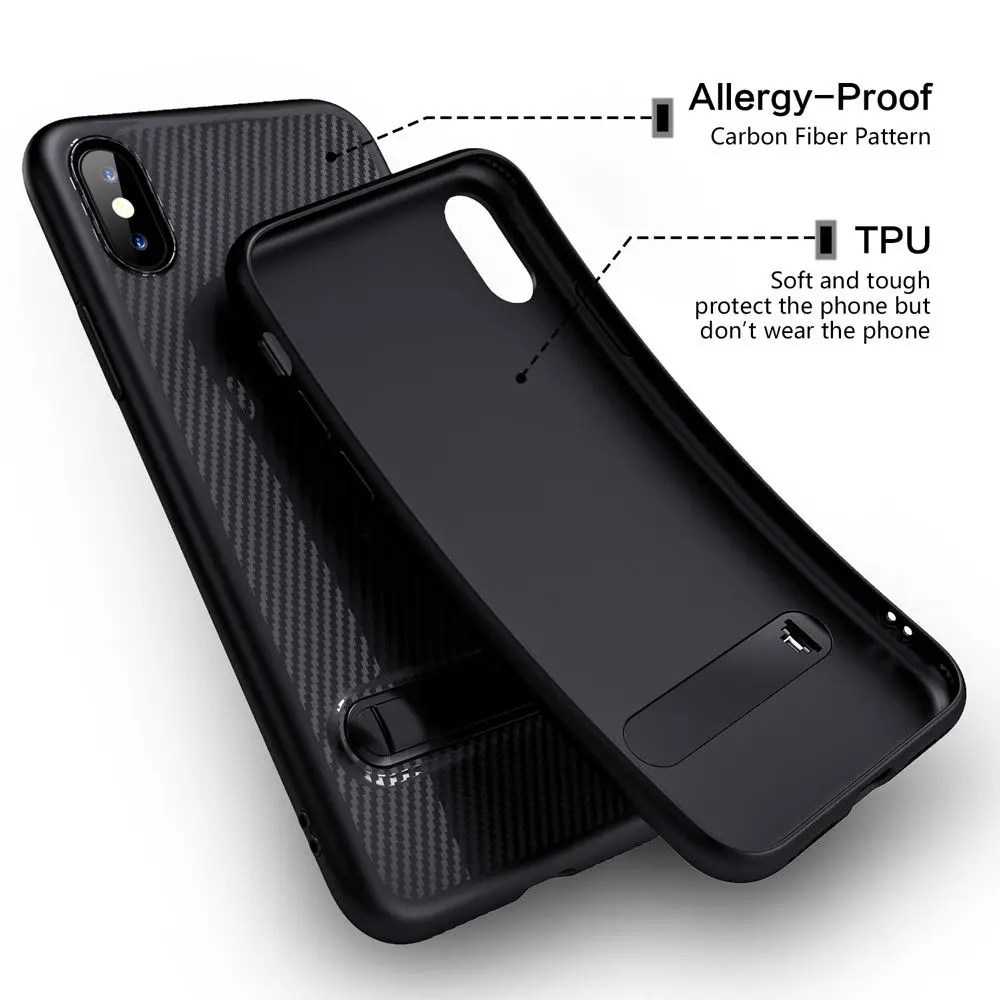 Роскошный чехол с защитой от ударов для Apple iPhone X 8 7 6s 6 Plus, покрытие из мягкого силикона TPU.