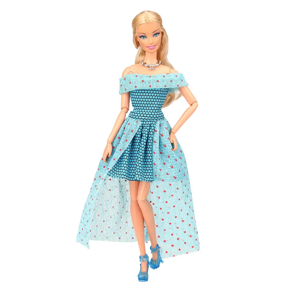no doll Новейшая модная красивая кукольная одежда ручной работы Вечерние платья вещи для куклы Барби лучший подарок на день рождения игрушки для детей - Цвет: no doll