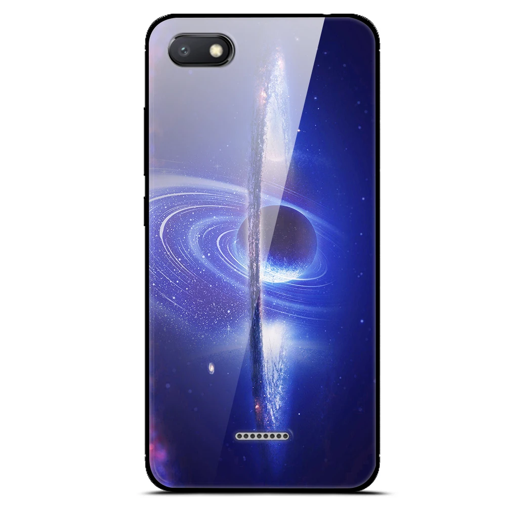 Чехол для Redmi 6A, чехол для Xiaomi Redmi 6A, 5,45 '', стеклянный Жесткий Чехол для задней панели, для Xiaomi Redmi 6A 6 A, чехол для Redmi A6, мягкий бампер с принтом