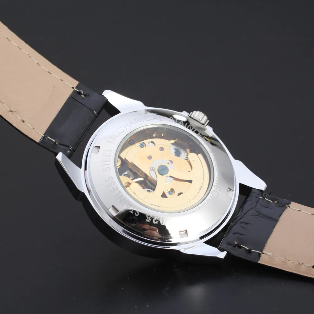 Часы скелетоны WINNER Мужские механические брендовые автоматические Роскошные