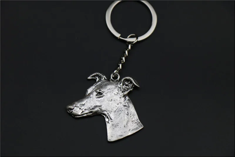 G. SKY Whippet Dog брелок популярный ITALLAN Greyhound Dog ручной работы, украшенный резным брелоком, брелок для ключей, быстрая