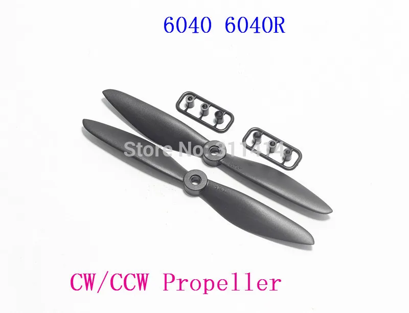 20 пар/40 шт. 6040 6040R 6045 пропеллер 6*4 CW/CCW Prop для квадрокоптера QAV250 C250 H250 RC Mini Multitopter