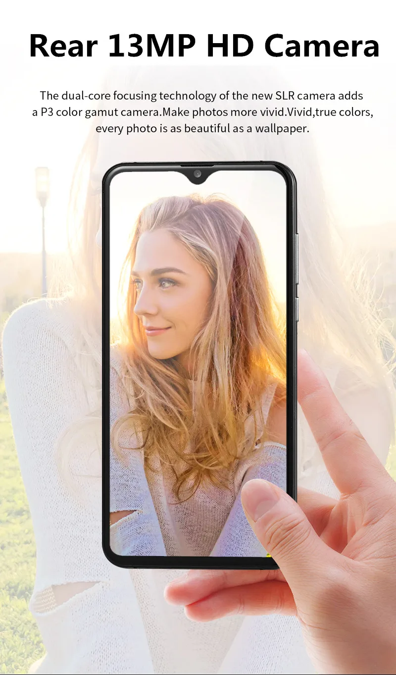 Original P30 Pro Mobile Phone 4GB RAM 64GB ROM 6.3INCH 13MP 4800mAh MTK6580 Face Recognition Unlocked Smartphones Android OS