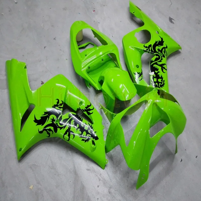 Изготовленный на заказ товар для мотоцикла ZX 6R 2003 2004 ZX6R 636 моторные Обтекатели +