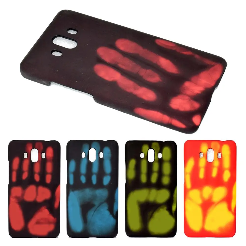 Thermal Sensor Fluorescent Color Changing PC Phone Case Back Cover For Huawei Mate10 Protective phone Shell |