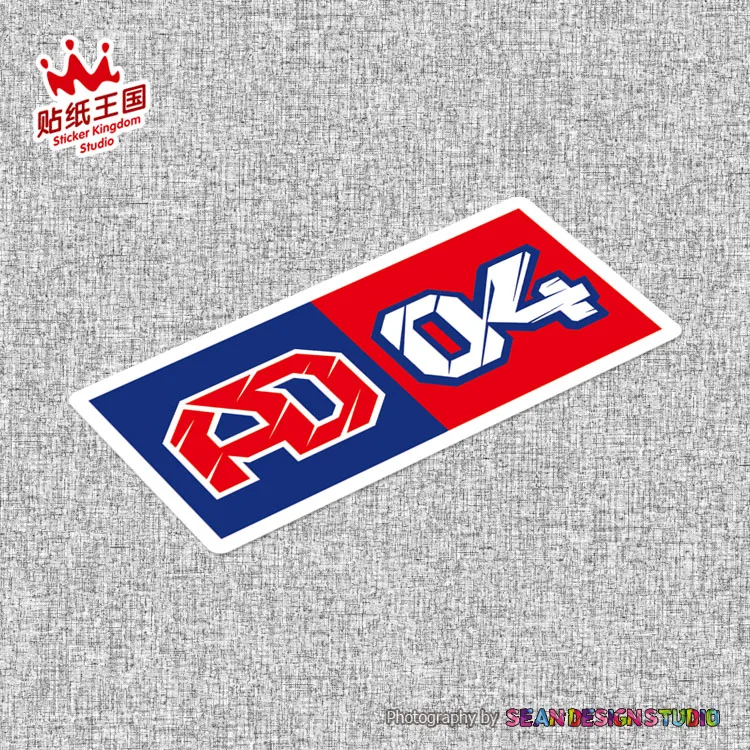 

For Ducati Team Dovizioso AD 04 dovi sticker Helmet Motorcycle Moto Auto Decal Sticker Waterproof 24