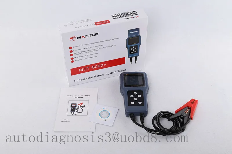 Digital battery analyzer with detachable printer & tester MST-8000+ |