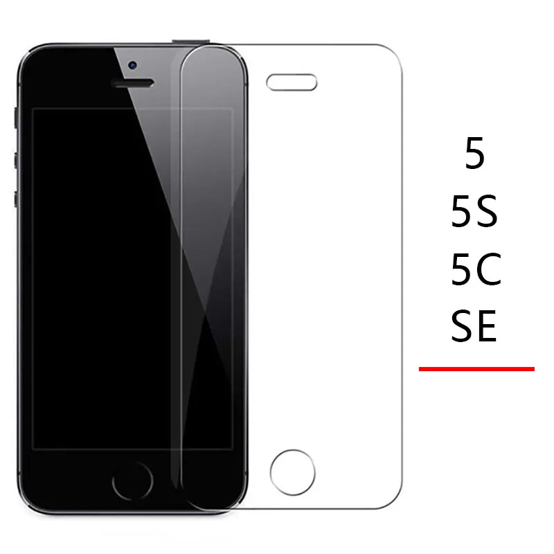 Защитный чехол закаленное стекло 9h для Iphone 6 s 5 S E Se S5 S6 7 8 Plus X Xs Max Xr 5c | Мобильные
