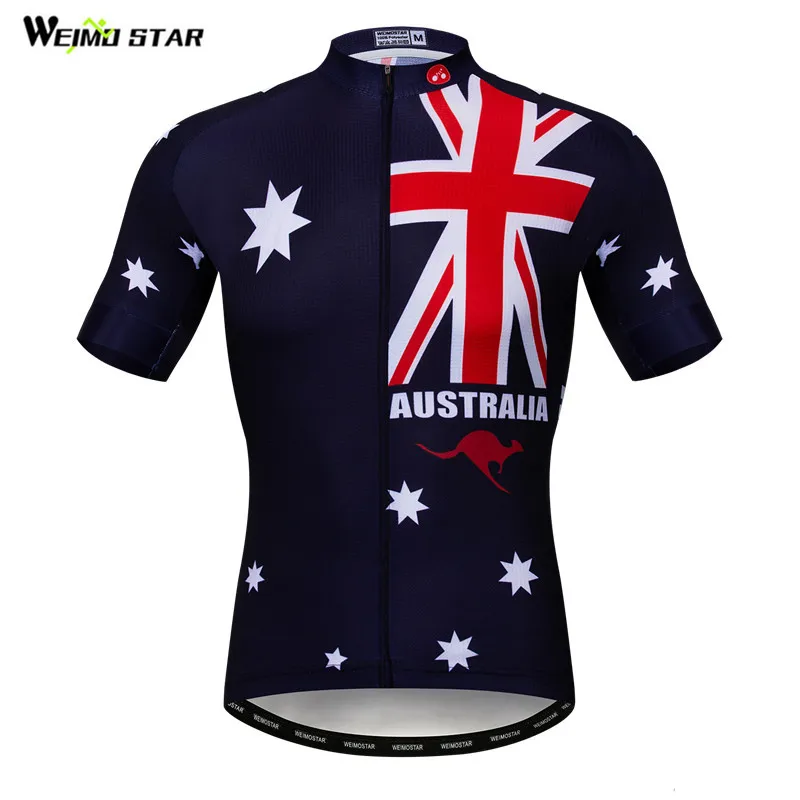 

Weimostar Australia Team Cycling Jersey Summer Pro Mountain Bike Jersey Bicycle Clothing Short Sleeve MTB Cycling Wear Clothes