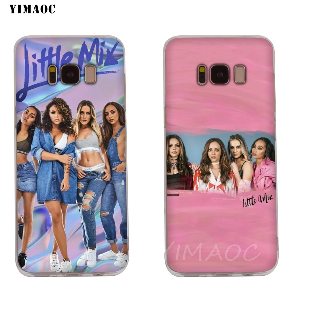 Мягкий ТПУ чехол YIMAOC Little mix Для Galaxy j3 j5 j6 j7 A5 2016 2017 A6 A9 2018 Note 8 9 S7 edge S8 S9 S10 Plus S10e |