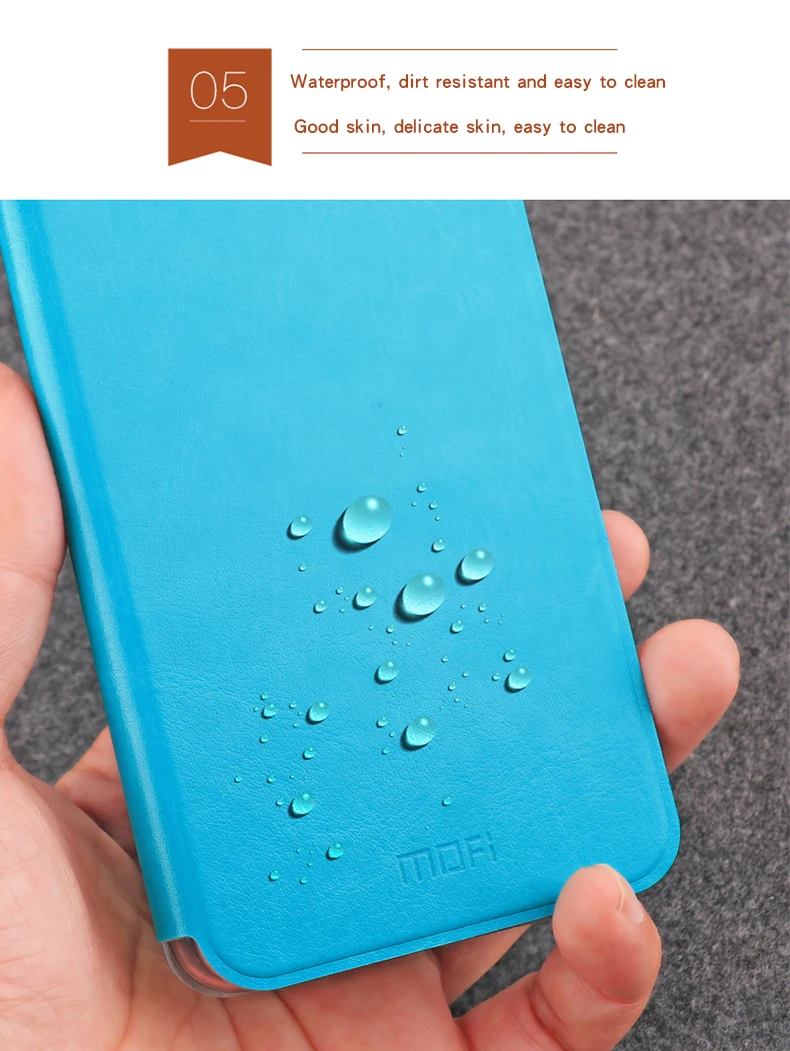 Для Xiaomi pocophone F1 случае mofi флип чехол для pocophone F1 высокое качество роскошные кожаный чехол подставка для Xiaomi pocophone F1