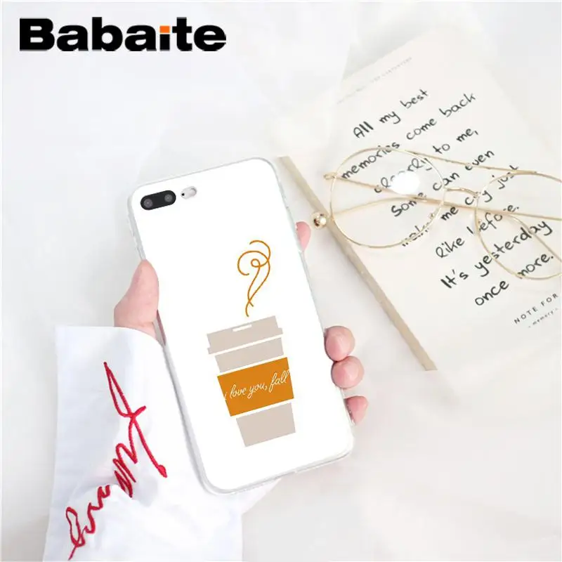 A5 Babaite ОК, но сначала Кофе Новое поступление чехол для телефона iPhone X XS MAX 6 6s 7 7plus 8 8Plus 5 5S SE XR 10 - Цвет: A5