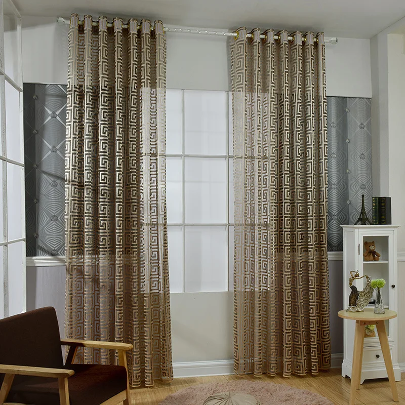 

Europe Luxury Curtains for Living Room Tulle Window Curtain for Kitchen Fabrics Curtains for Home Bedroom Drapes Roman Blind 1PC