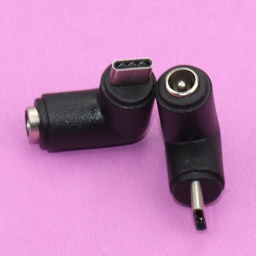 YuXi 1 шт. 5 5*2 мм/5 5x2 мм гнездовой разъем к USB 3 штекеру типа C 90 / 180 градусов адаптер