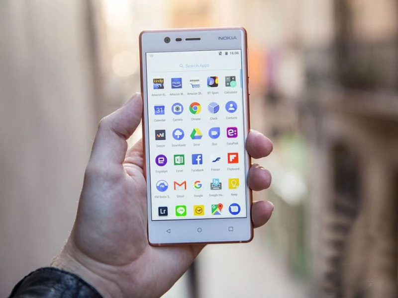 Оригинал Nokia 3 LTE 4G 16G rom 2G ram Android четыре ядра 5 дюймов одна sim карта 720 P МП сенсорный