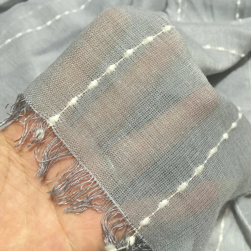 

High quality 180cm stripe cotton and linen scarf tourism literature shawl couples both men and women fashion joker