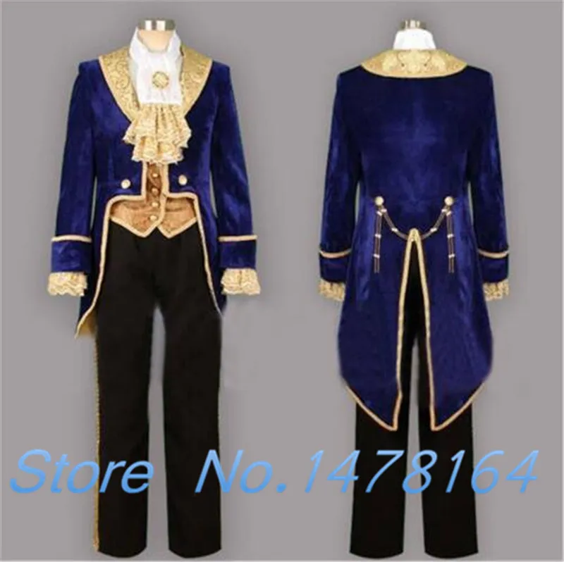 Новинка мужской костюм для косплея красоты и чудовища на Хэллоуин взрослых детей