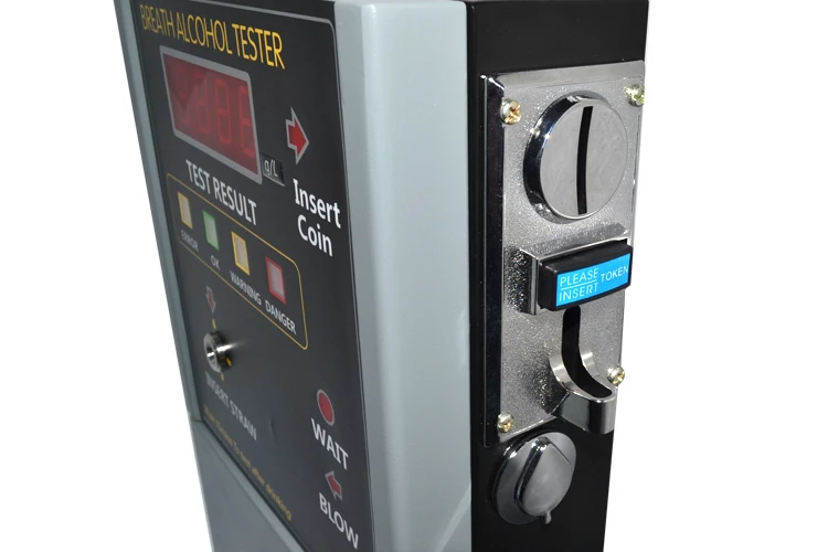 2014 новый профессиональный монетная тестер спирта/алкотестер машины для