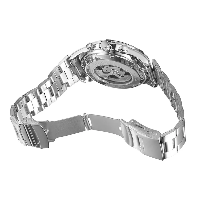 Мужские часы Топ люксовый бренд автоматическая техника мужские Tourbillon Скелет