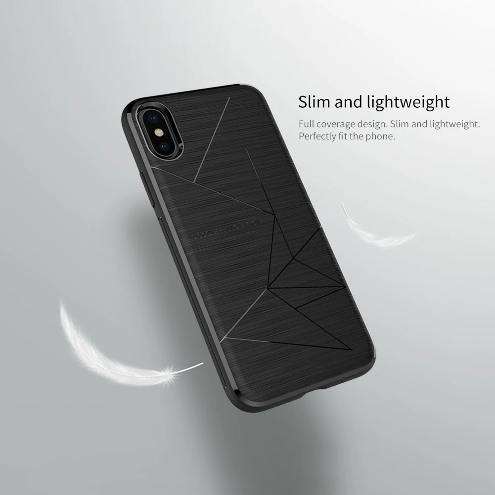 NILLKIN Magic чехол для IPhone X Xs 5," ТПУ противоударный чехол для IPhone Xs X Чехол подходит для Автомобильный магнитный держатель Беспроводное зарядное устройство