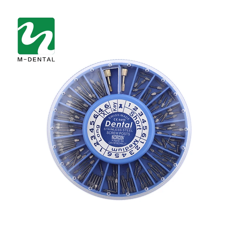 120 шт./компл. стоматологические винтовые стойки из нержавеющей стали