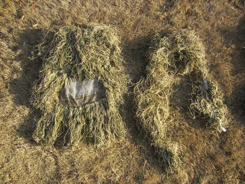 3D охотничьи военные костюмы Ghillie камуфляжная снайперская одежда для рыбалки