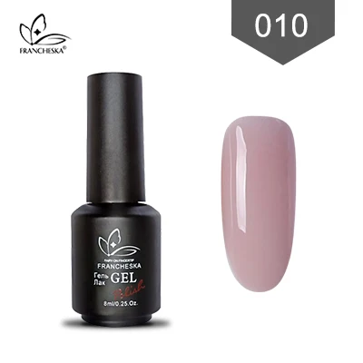 Francheska 010 Верхнее пальто franceska gellak nagels spulletjes базовое пальто Впитывающее гель лак для ногтей Полупостоянный Smalto per unghie - Цвет: Francheska 010