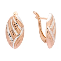 women drop earring wholesale factory femme jewellery rose gold color women accessories luxury design girls earring
