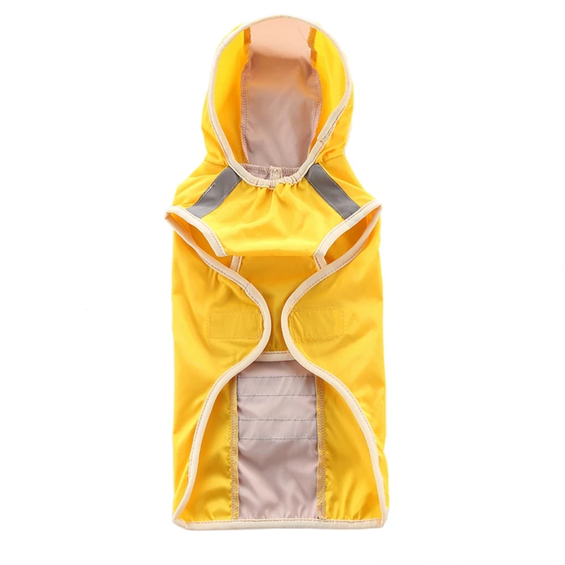 XS-4XL Pet плащ для больших собак одежда плащ для собак Водонепроницаемый дождь красивые куртки пальто Верхняя одежда