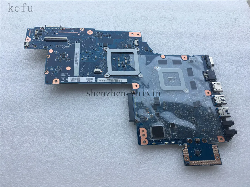Материнская плата KEFU для ноутбука toshiba satellite L870 C870 H000038250 материнская DDR3 HM76 с