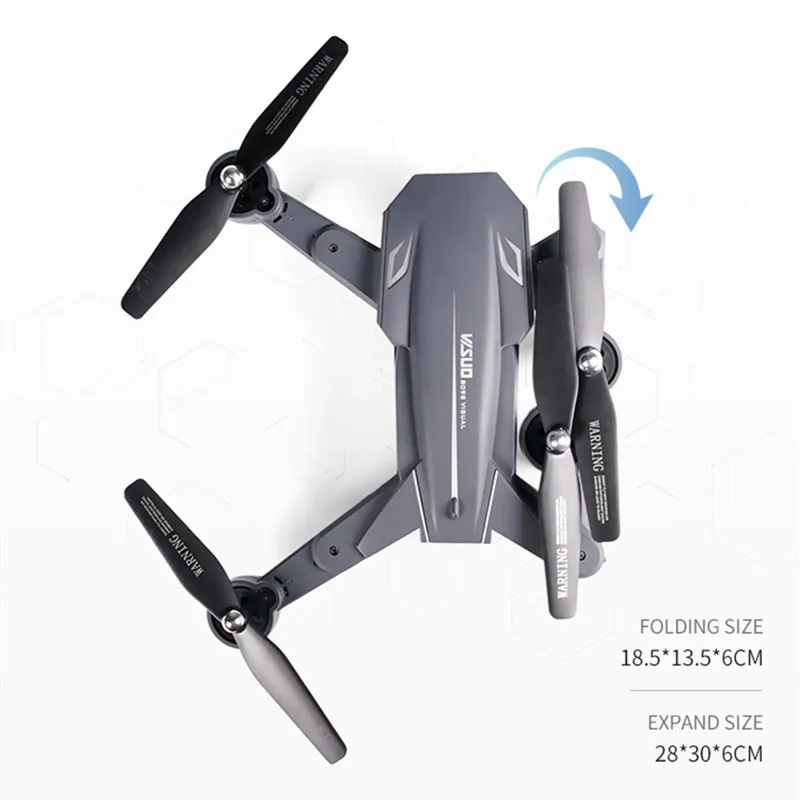 VISUO XS816 Радиоуправляемый квадрокоптер с FPV Wi Fi Двойная камера 2МП + 0.3мп удержание
