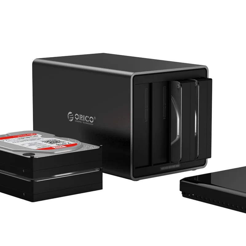 Док-станция ORICO 4 Bay Type-C To SATA3.0 с поддержкой Raid 40 ТБ для хранения 5 Гбит/с UASP 12V