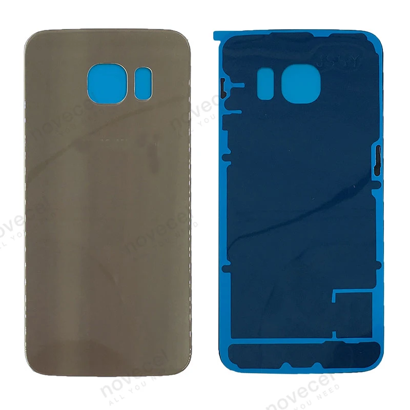1 шт. для Samsung Galaxy S6 Edge G925 S6edge+ G928 задняя крышка батарейного отсека чехол на заднюю крышку панель стеклянный чехол Замена