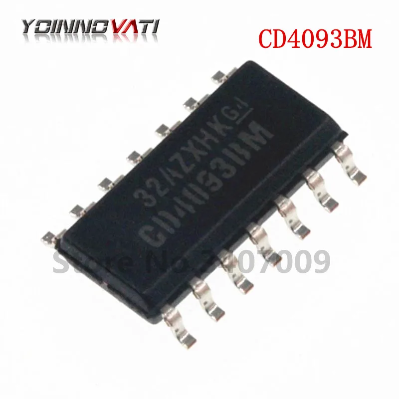 10 шт. HEF4093BT SOP14 HEF4093 HCF4093 CD4093BM Logic gate Quad NAND Schmitt 2-входной триггер новый оригинальный |