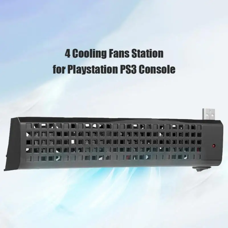 Двойная модель 4 вентилятора для Playstation PS3 (40 ГБ/80 ГБ) игровые консоли высокого