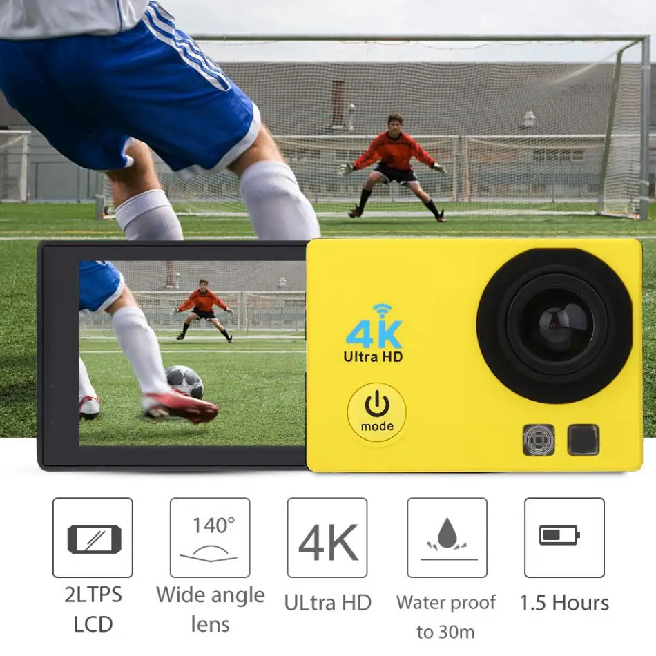 4 K Wifi FHD Full HD 1080 P спортивная камера видеокамера с контроллером Wifi Спортивная камера s FHD Спортивная камера s