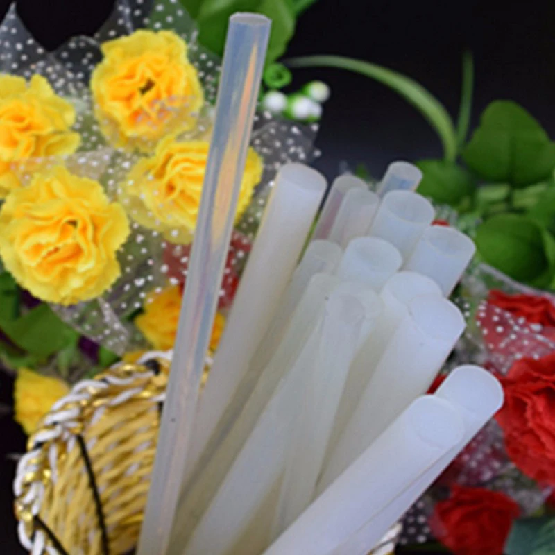 12 штук упак. белые пластиковые термоплавкие клеевые палочки для электроприборов