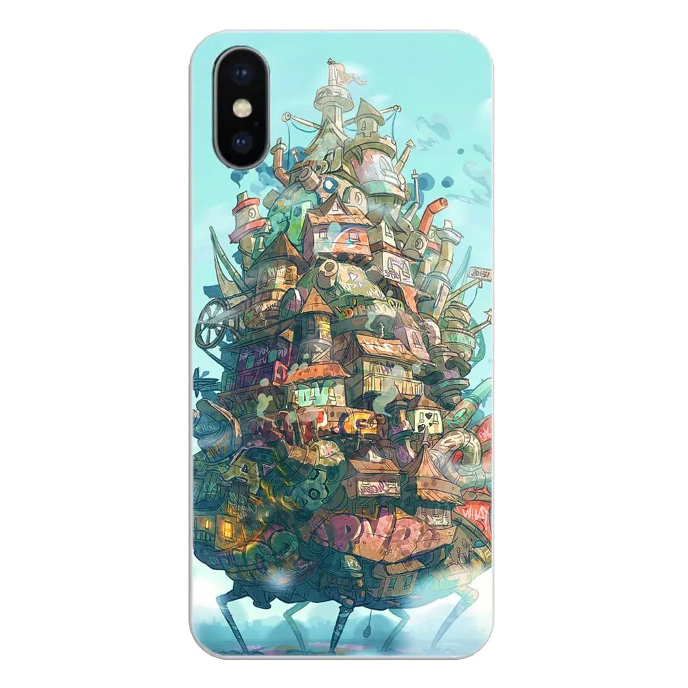 Аниме Золушка howls moving castle fan art Для Xiaomi Mi A1 A2 5X 6X 8 lite SE Pro Max Mix 2 2S 3 Mi5 Mi5S силиконовый