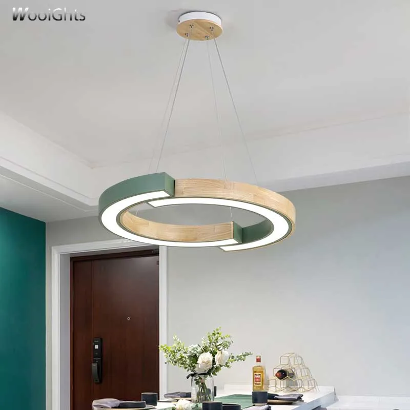 Wooights современные светодиодные подвесные светильники для столовой бара