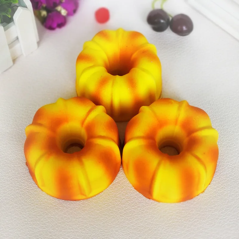 Simulation Fake Bread Hexagonal Big Circle Donut Burger Cake Artificial Food | Дом и сад