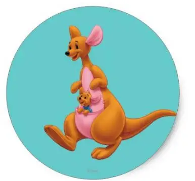 

1.5inch Kanga and Roo Classic Round Sticker