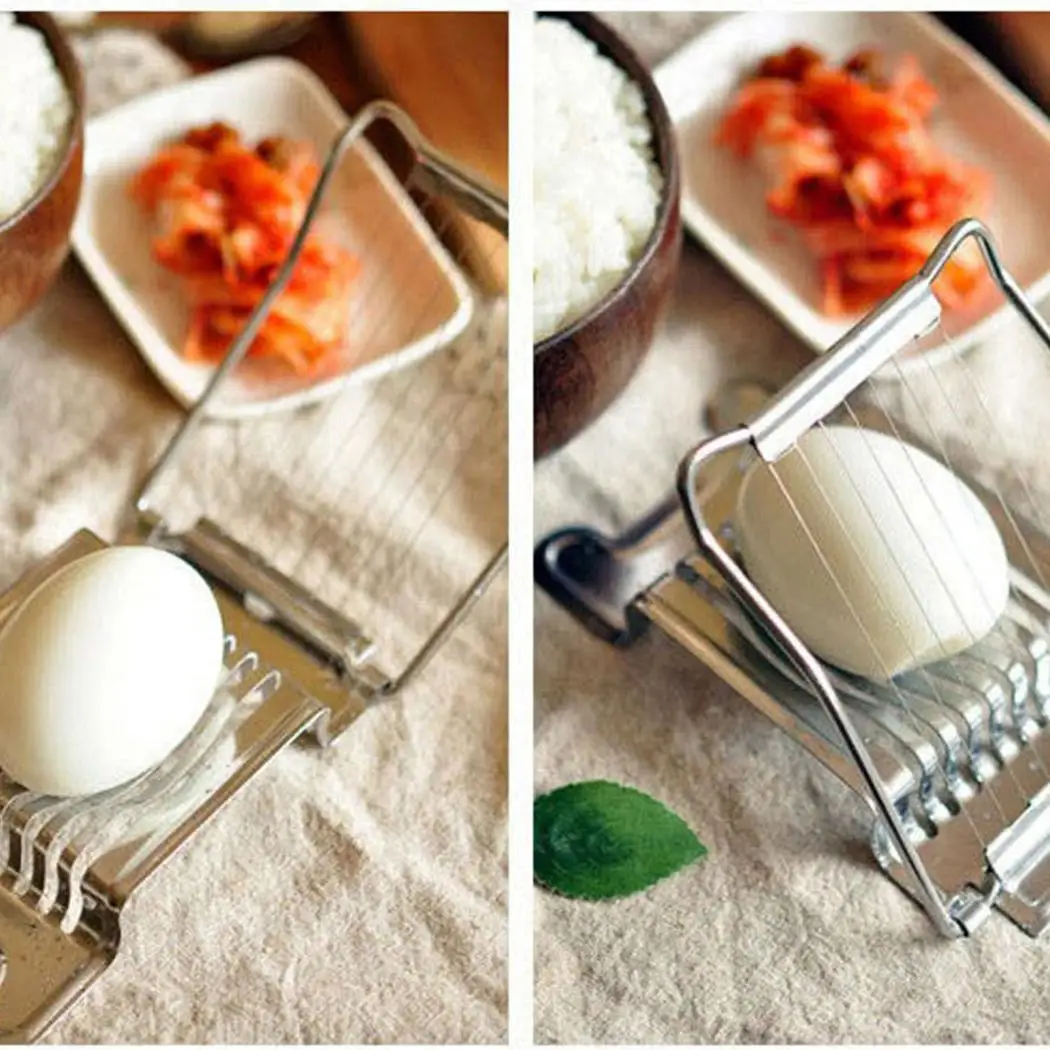 Нержавеющая сталь яйцо слайсер многофункциональный фруктовый резак для томатов