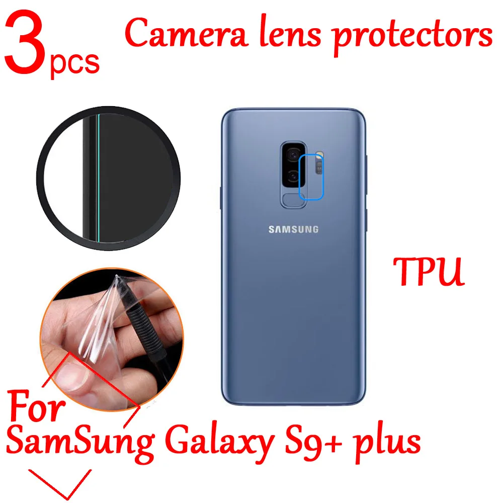 3pcs Ultra Clear anti-Explosion TPU Soft Camera Len Protectors Film Cover For Samsung Galaxy S9 + plus Note 8 Protective | Мобильные