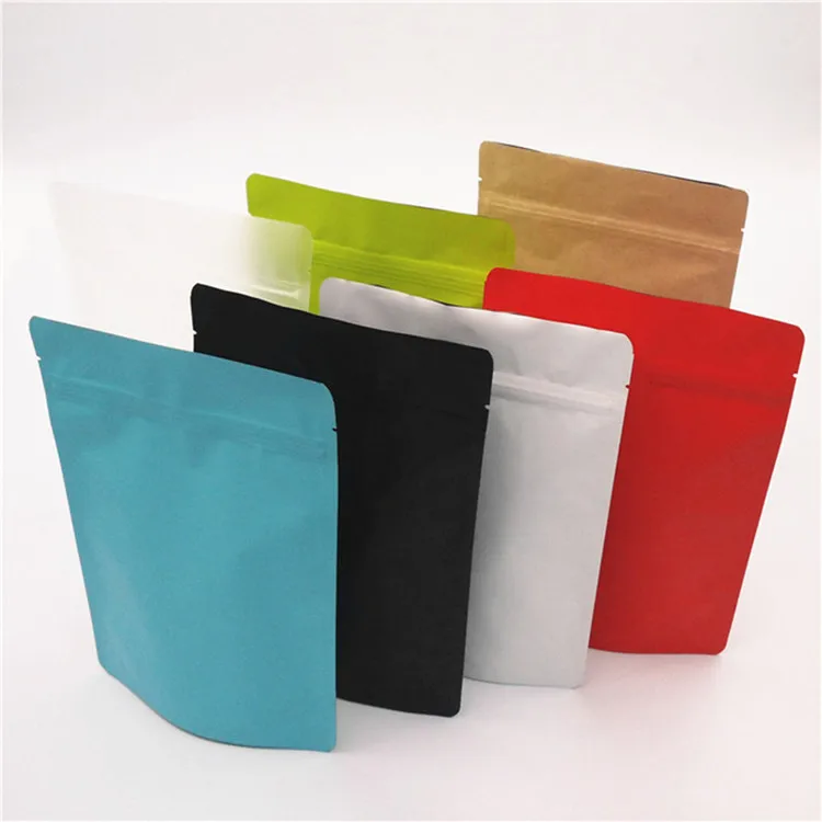 

Wholesale Matt Chocolate Stand up Aluminum Foil Ziplock Bag Snack Cookie Coffee Packaging Bag Doypack Chocolate Gift Ziplock Bag