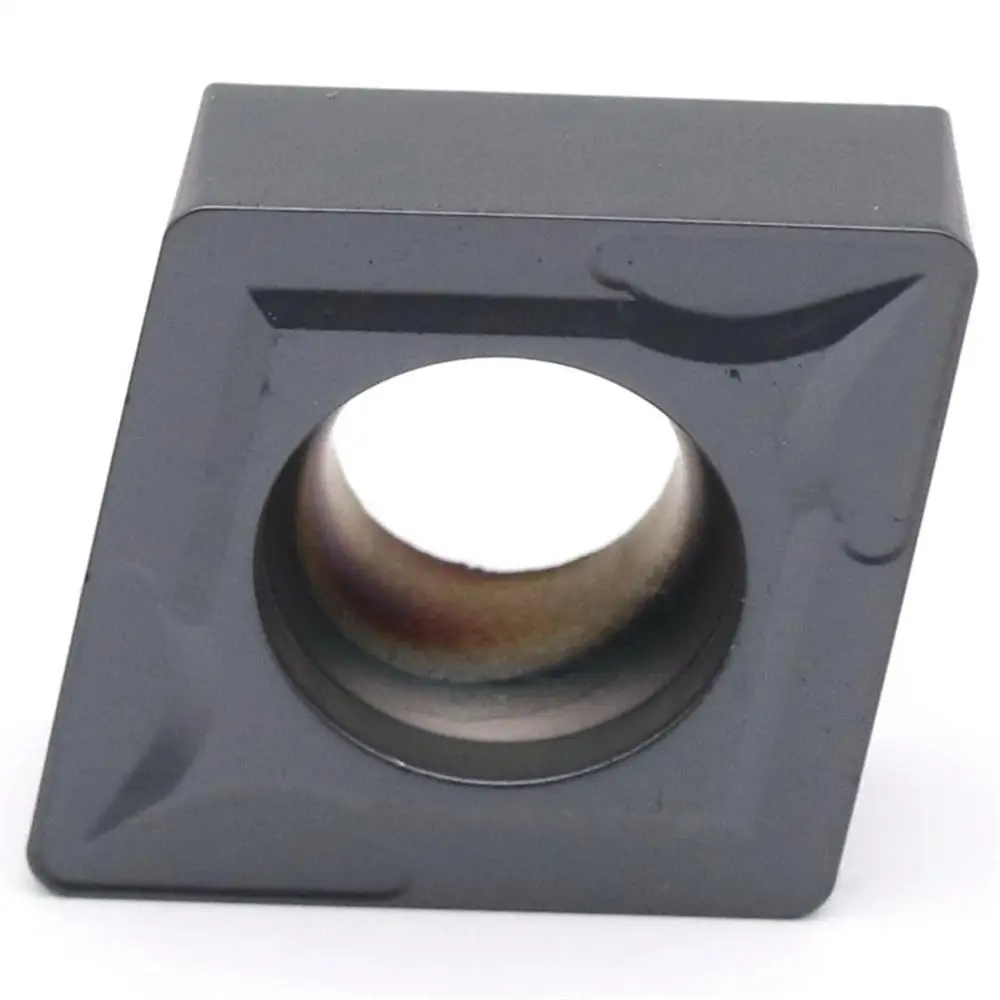 MZG-piezas de torneado de Herramientas de Torneado CNC, insertos de carburo de procesamiento de acero inoxidable, CCMT 06 02 04 ZM30, 10 Uds.