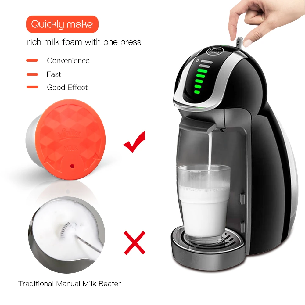 2019 Новая модная удобная молочная пена Dolce Gusto Beater Maker Фильтр из нержавеющей стали