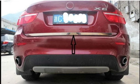 

Stainless Steel Rear Trunk molding Lid Cover trim for BMW X6 E71 2009-2013