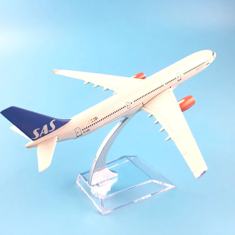 16 см A330 Скандинавская модель самолета масштаб 1/400 литая из сплава детские игрушки