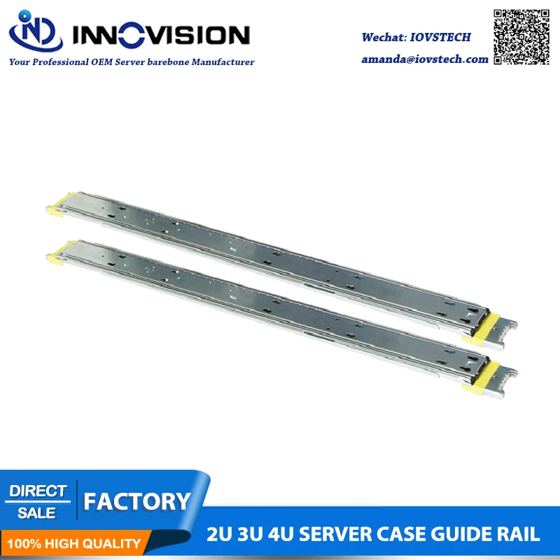 High Quality Special Server Guide Rail for our 3U/4U Server Case,3section rack server slide rails enlarge