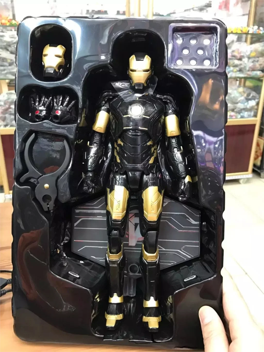 HC HotToys Мстители Железный человек Марк XLII Gloden ПВХ экшн-Фигурки игрушки | Игрушки и
